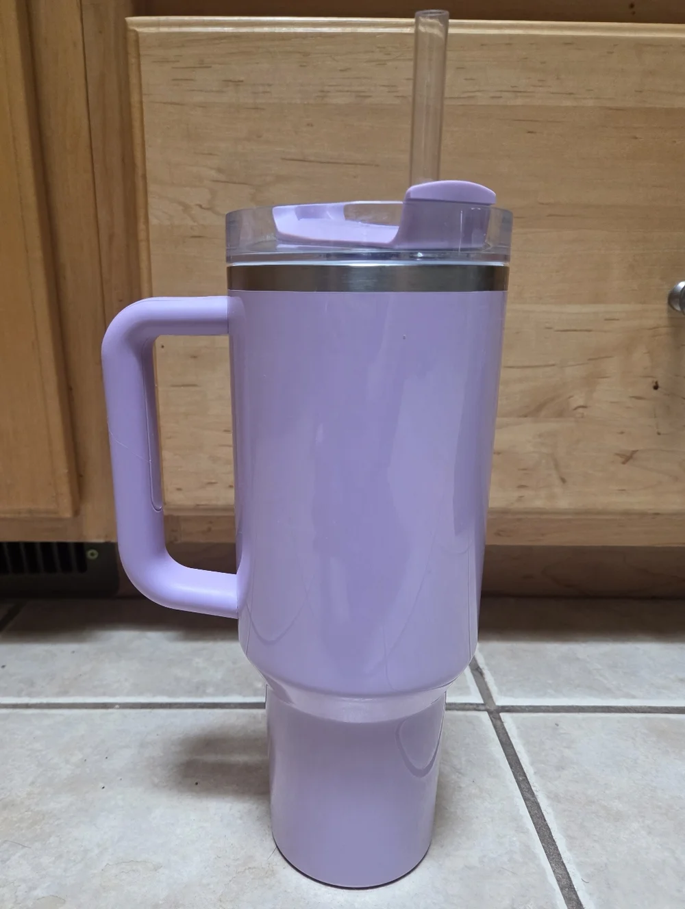 Stanley Lavender Gloss Travel Mug with Handle 40 Oz - Picture 3 of 5